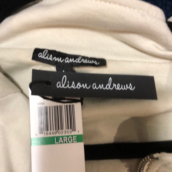 NWT ALLISON ANDREWS Fleece Motorcycly Jacket Coat - Picture 6 of 6